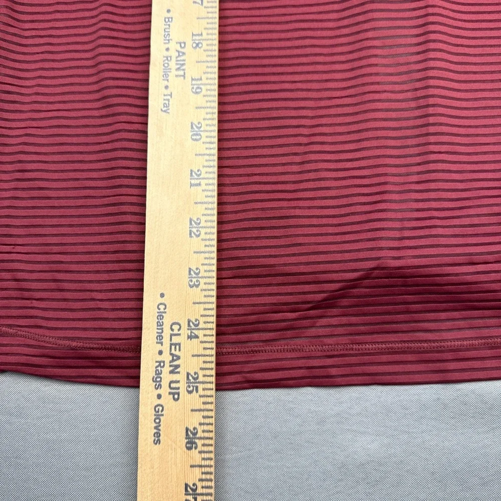 Lululemon Miles Ahead Tank Tie Back‎ Ruby Wine Red Size 8 EUC!